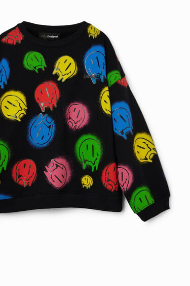 Oversize Smiley Originals ® sweatshirt | Desigual
