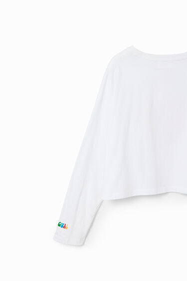 Camiseta cropped love | Desigual