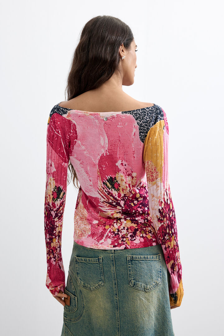 Floral Printed Sweater