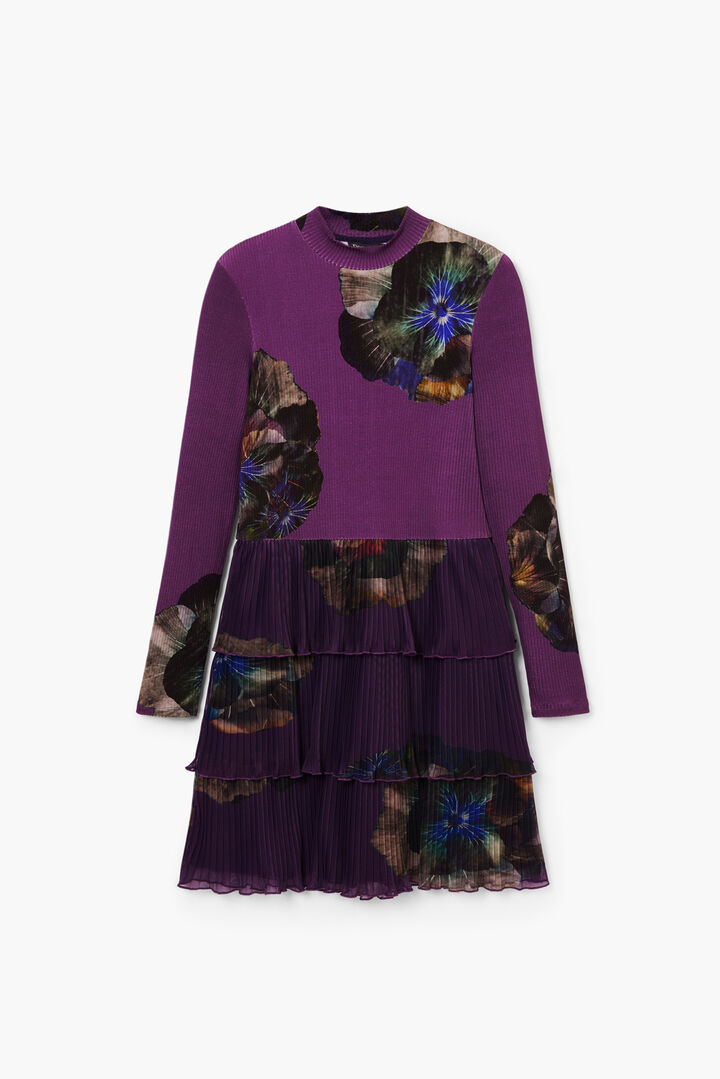 Vestido volantes flores | Desigual