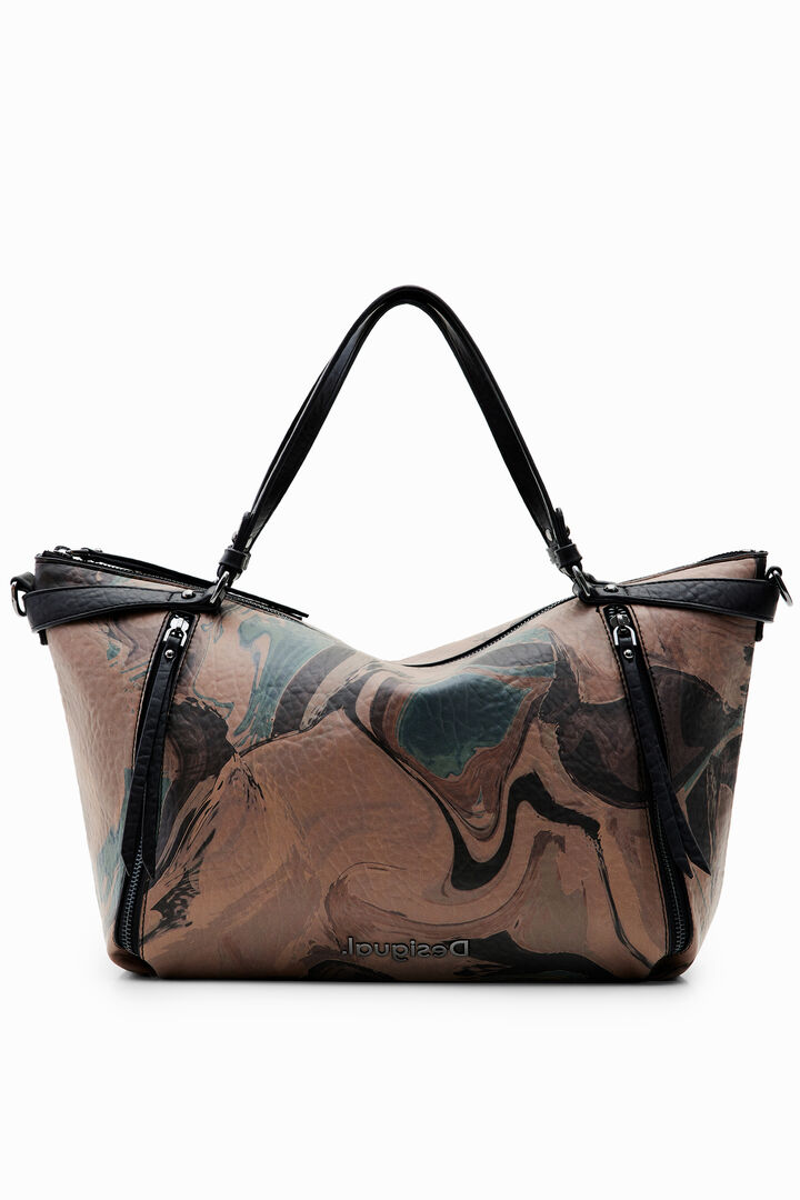 Bolso grande camuflaje | Desigual