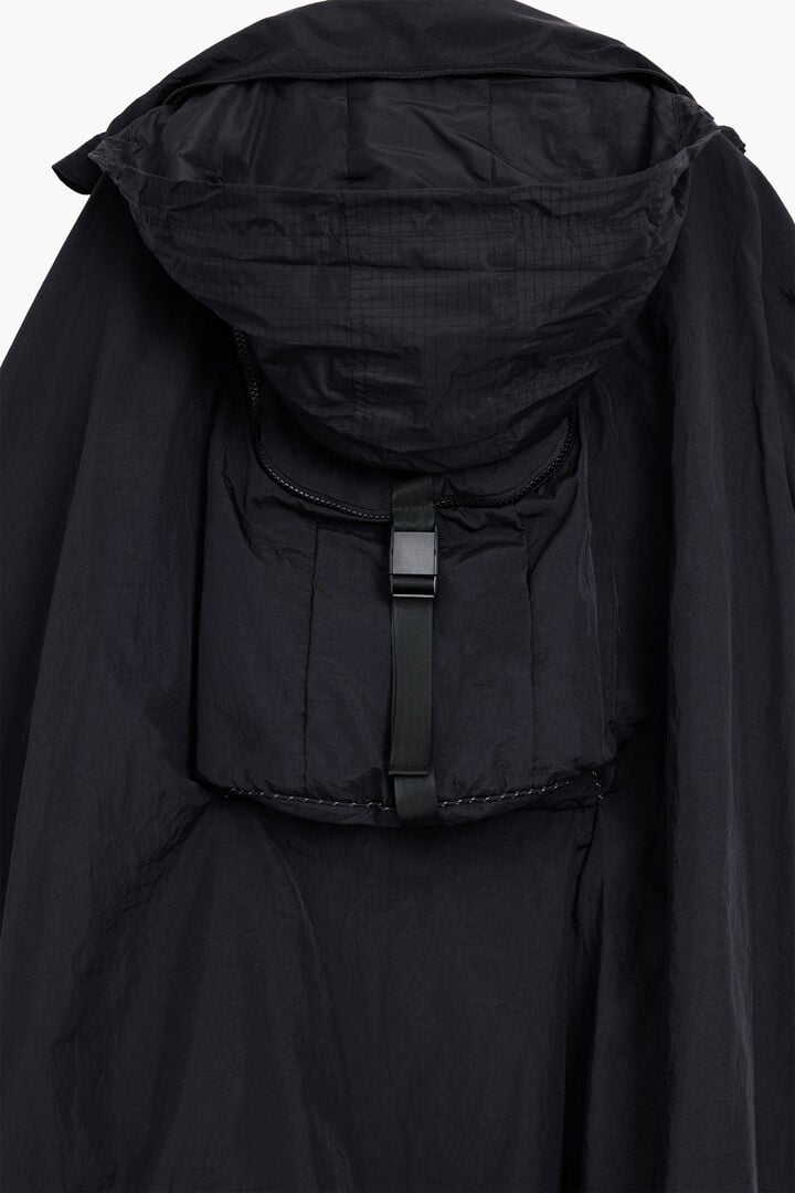 Nylon poncho with pocket | Desigual