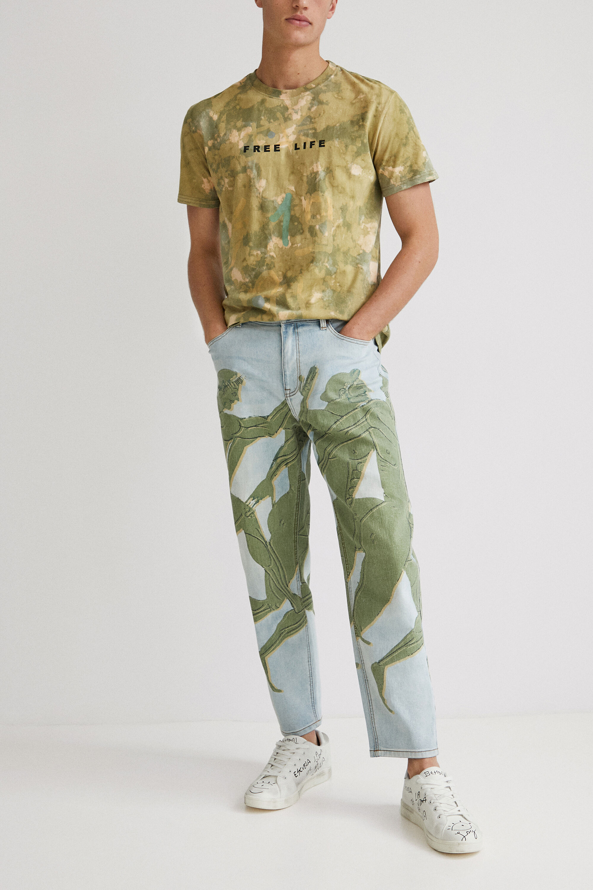 Camouflage short-sleeve T-shirt 