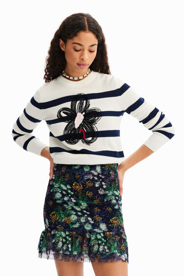 Minifaldilla slim flors | Desigual