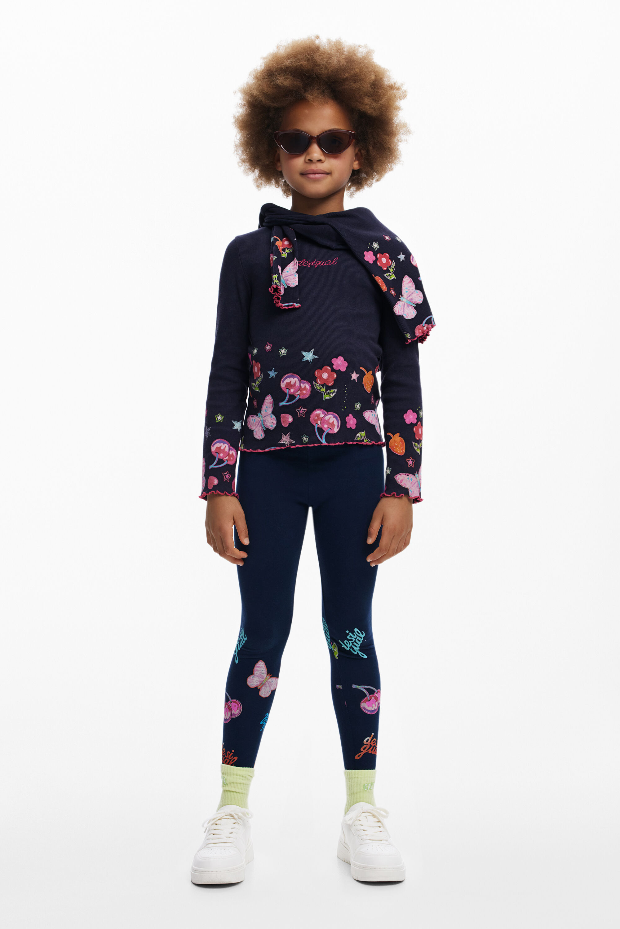Legging papillons - Desigual - Modalova