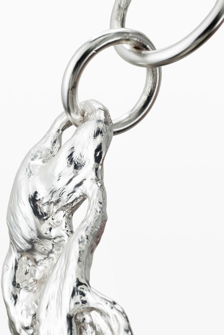 Chrome textured Zalio choker | Desigual