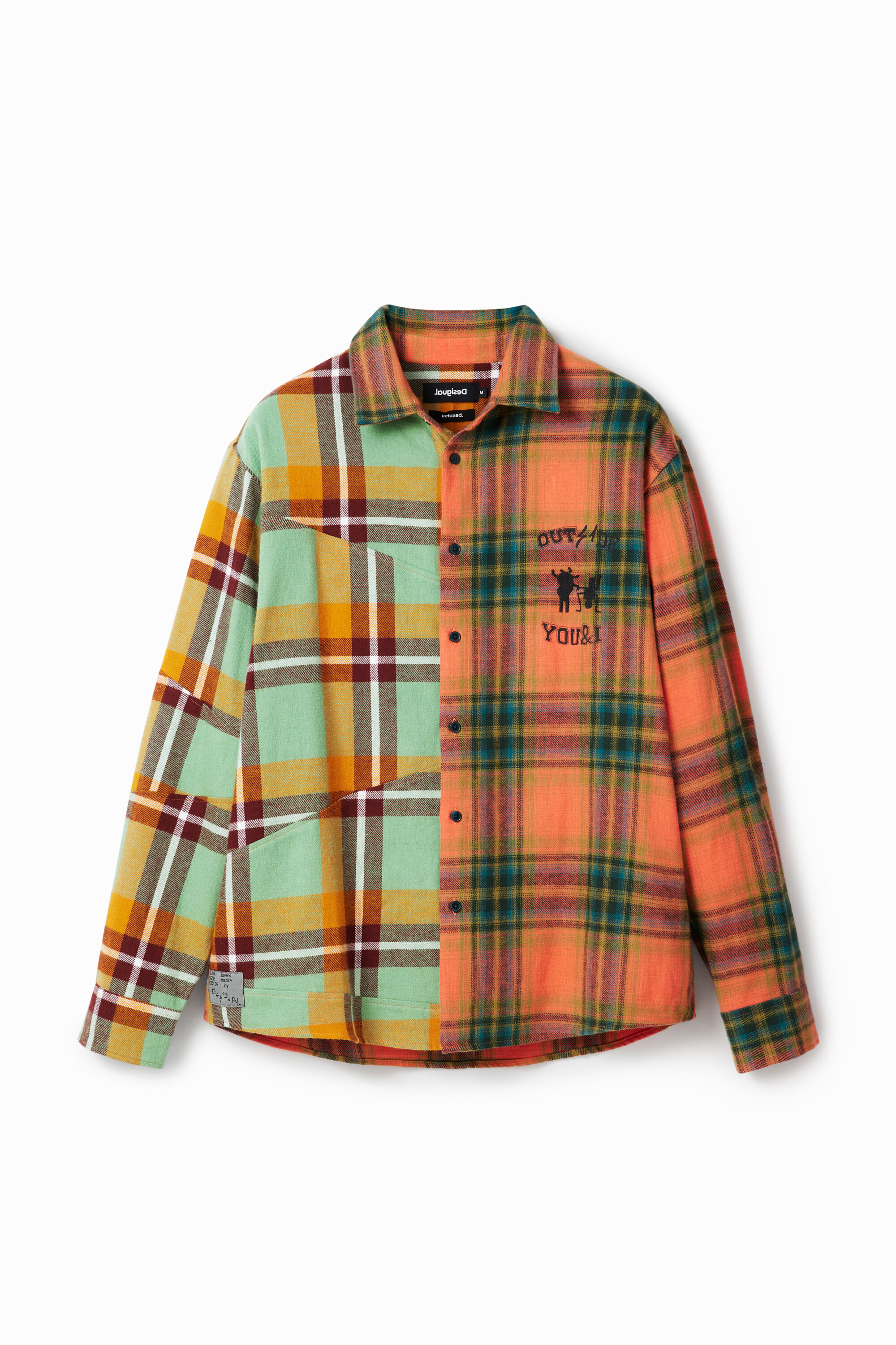 Camisa oversize cuadros