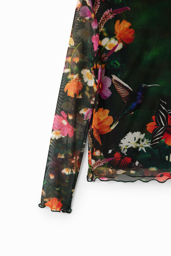 Camiseta tul flores | Desigual