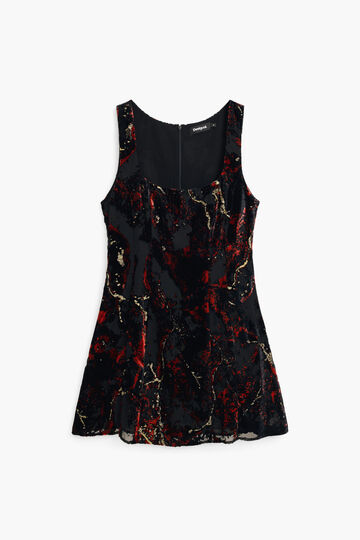 Devore strap dress | Desigual
