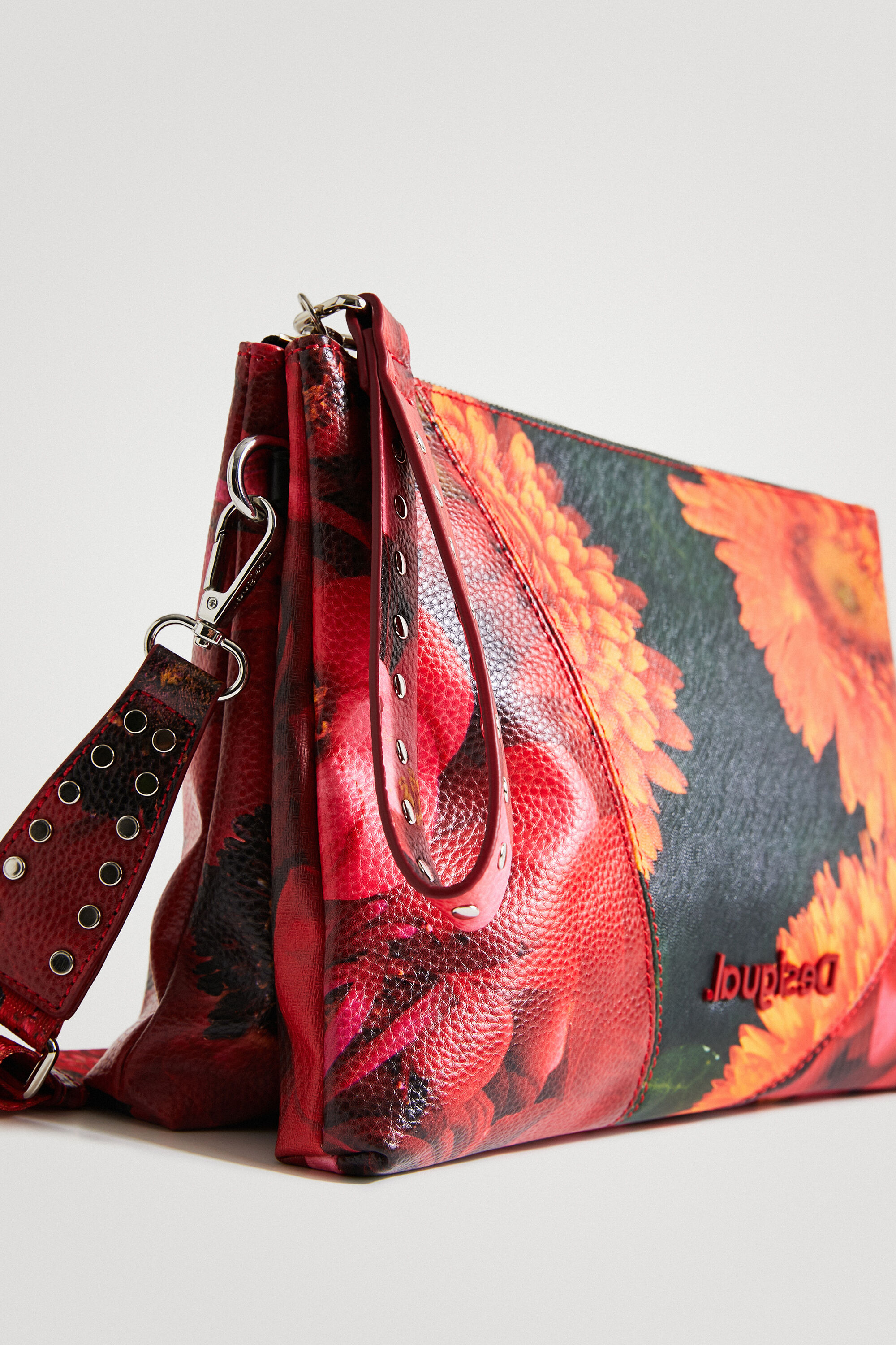 Sac bandouli re grandes fleurs