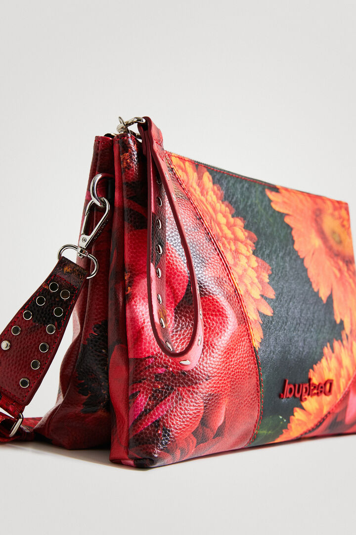 Large flowers sling bag | Desigual