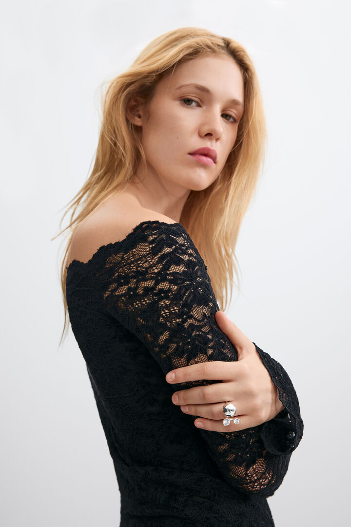 flared midi dress