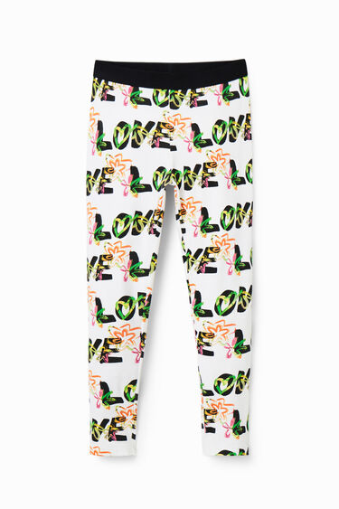 Love flower leggings | Desigual