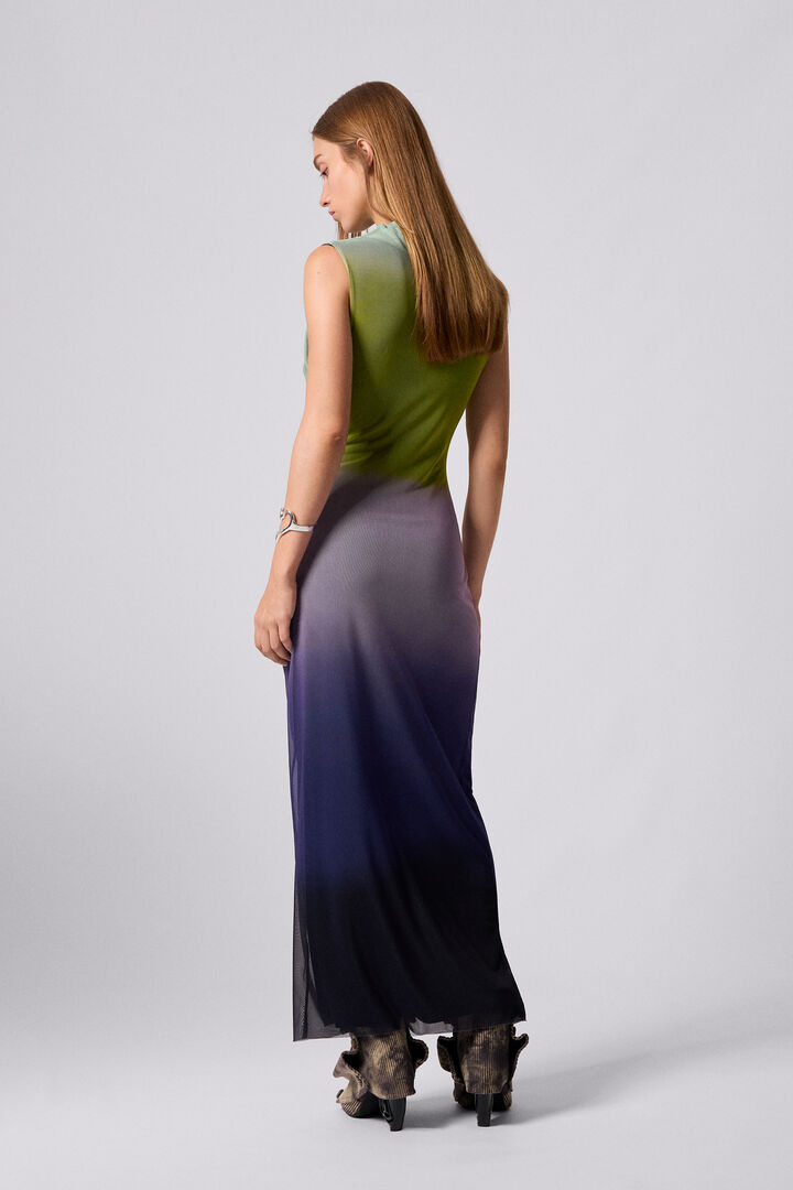 Robe midi en tulle dégradé | Desigual