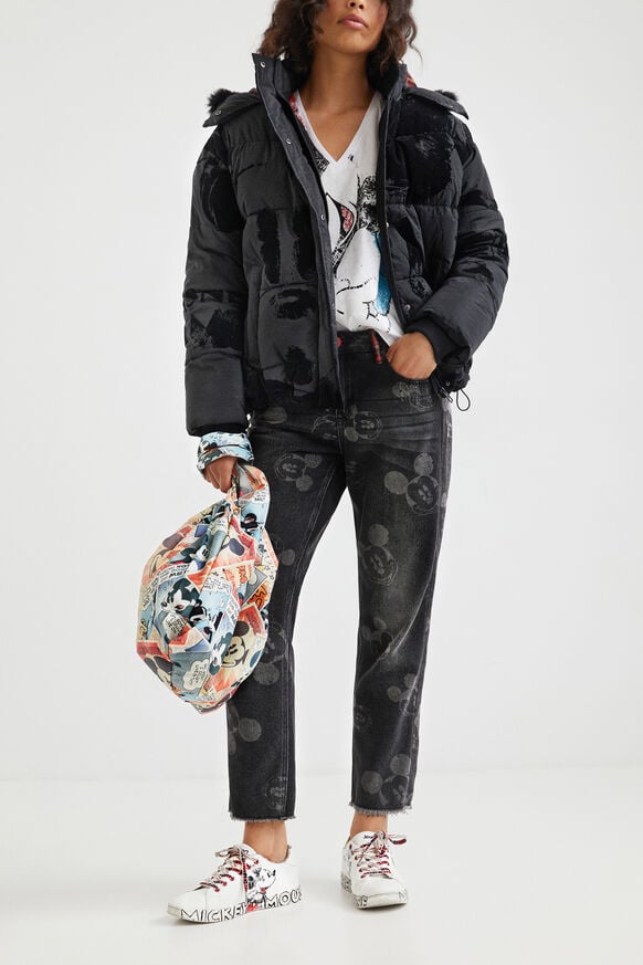 Graphic quilted jacket | Desigual