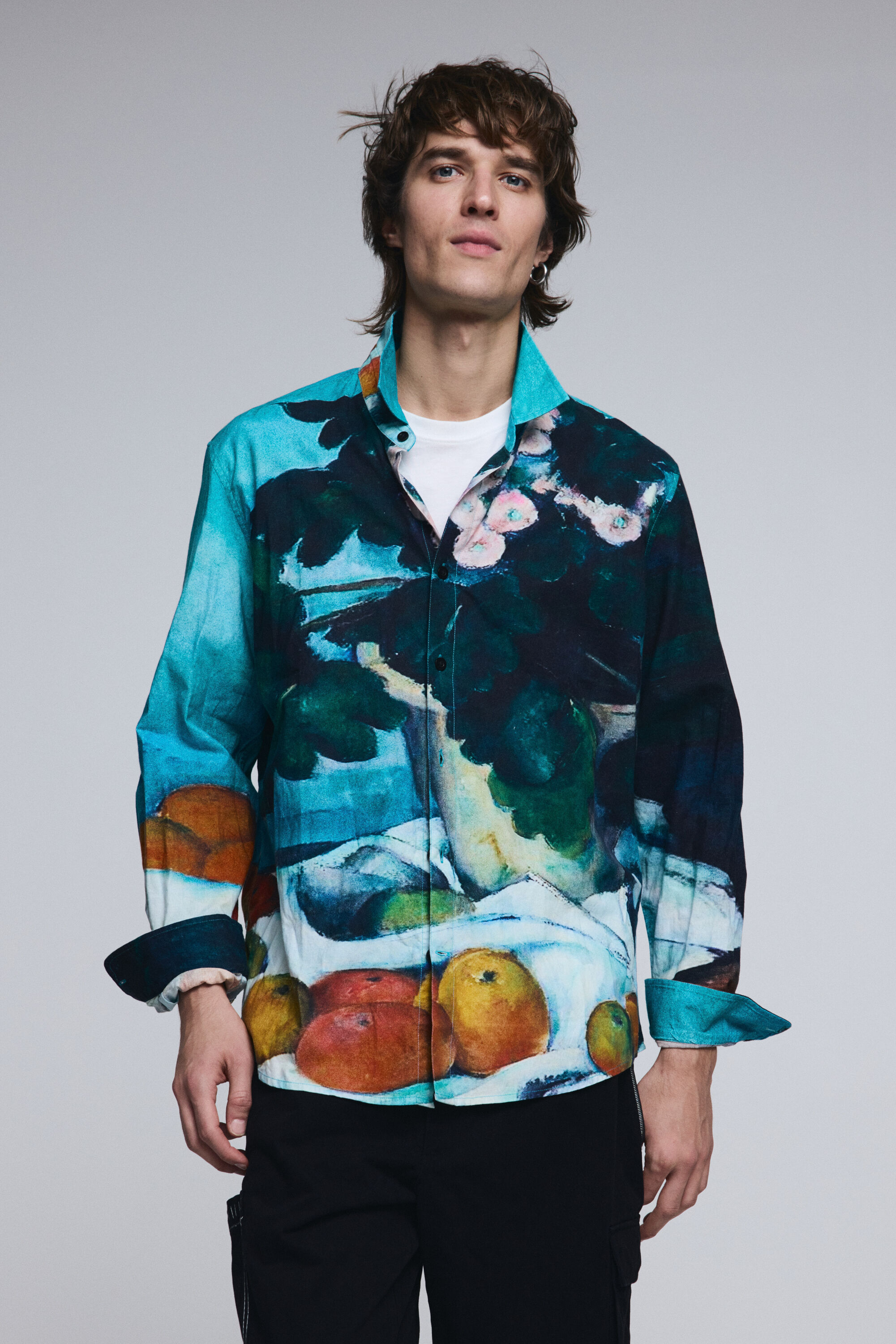 Overhemd met stillevenruit