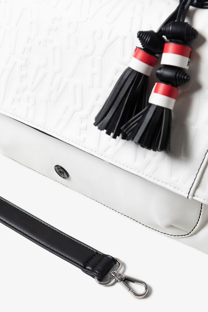 Sac carré blanc en simili cuir | Desigual
