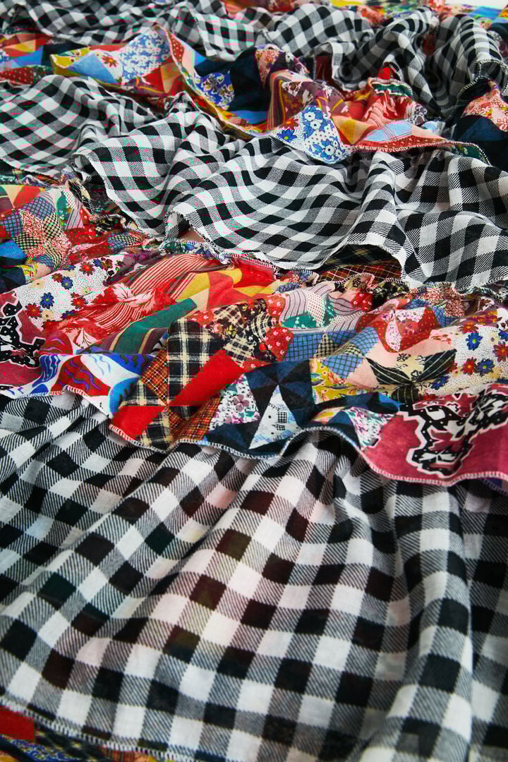 Johnson Hartig patchwork ruffle pareo | Desigual