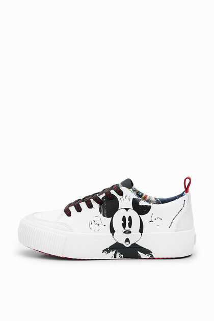 Sneakers con plateau Mickey Mouse