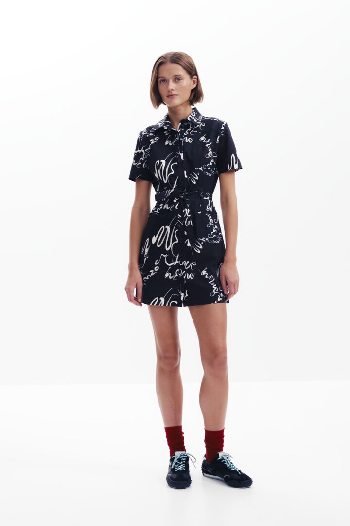 Vestido corto estampado | Desigual