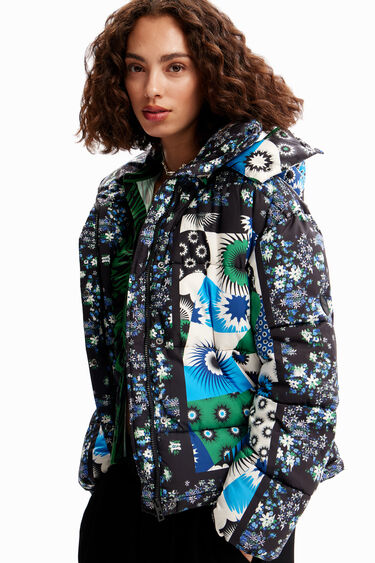 Padded patchwork jacket | Desigual