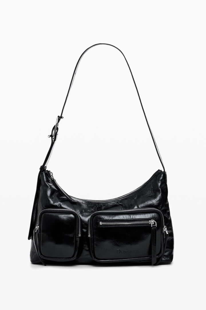 Bolso piel bolsillos