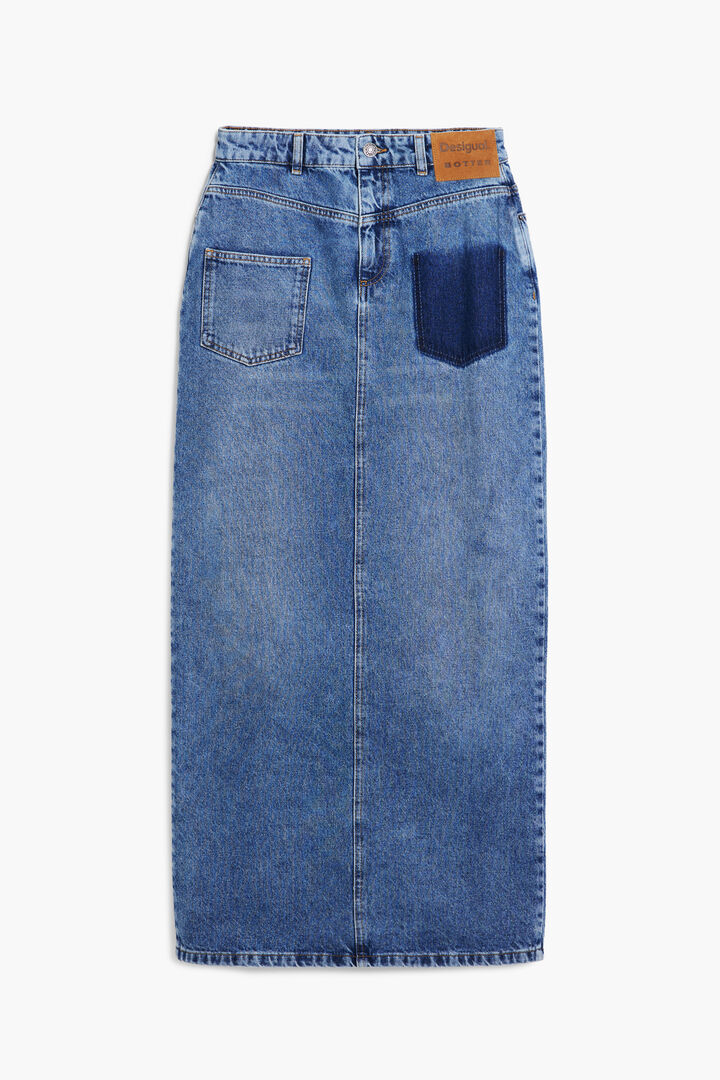 Gonna lunga in denim Botter | Desigual