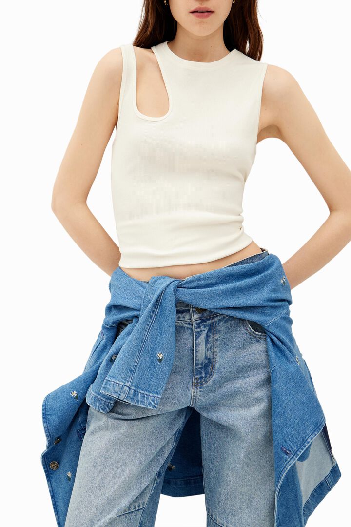 Cut-out vest top | Desigual