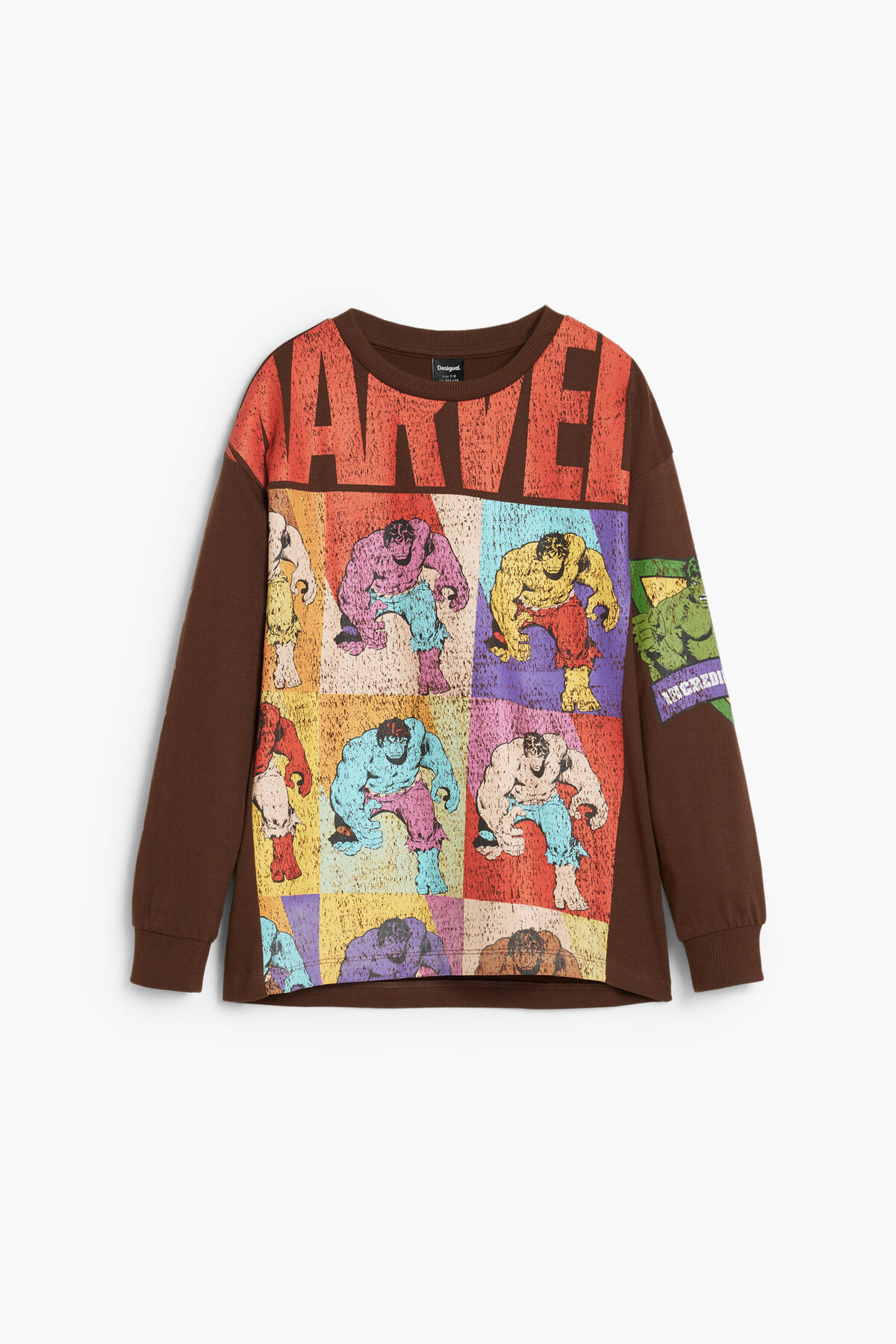 Hulk™長袖Tシャツ 子供用 I Desigual.com