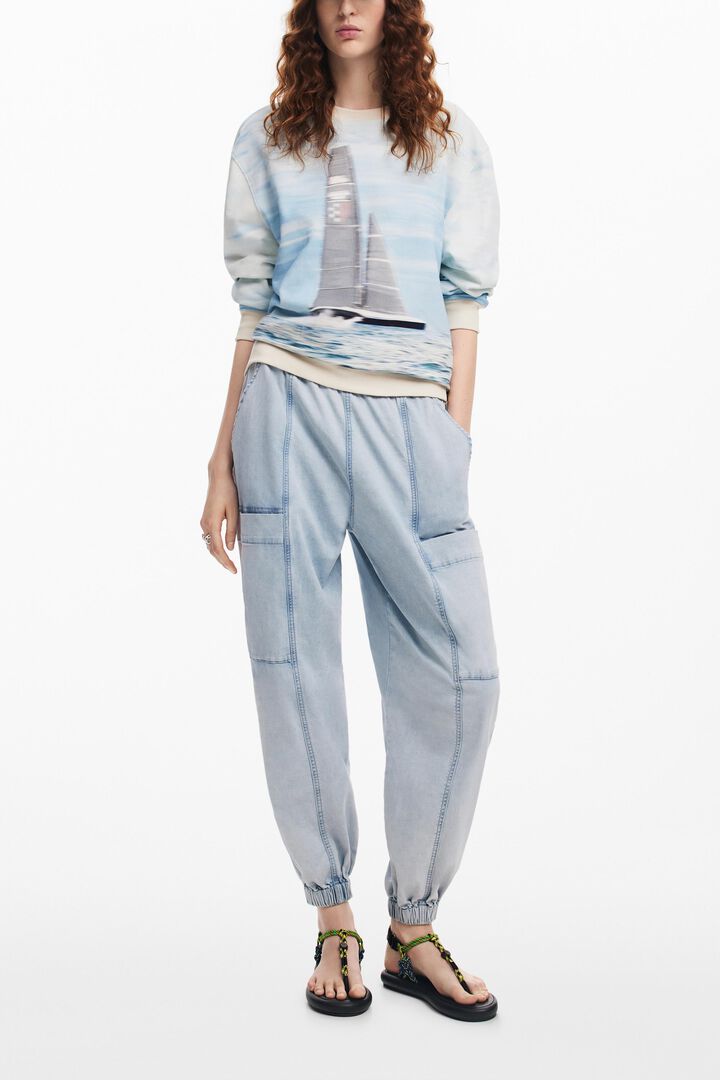 American Magic Sailboat Sweatshirt | Desigual