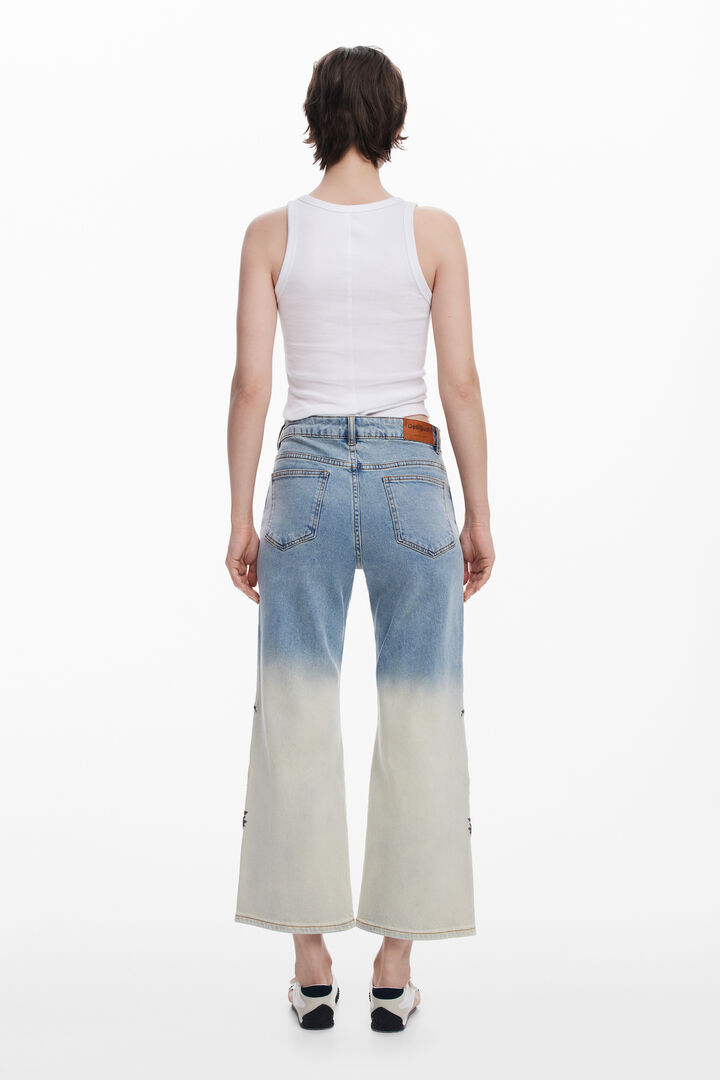 Floral Culotte Jeans | Desigual