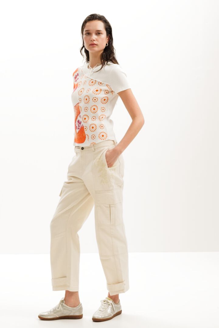Patchwork floral T-shirt | Desigual