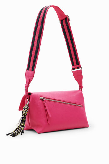 Midsize half-logo crossbody bag | Desigual