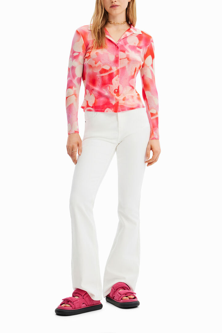 Floral tulle shirt | Desigual