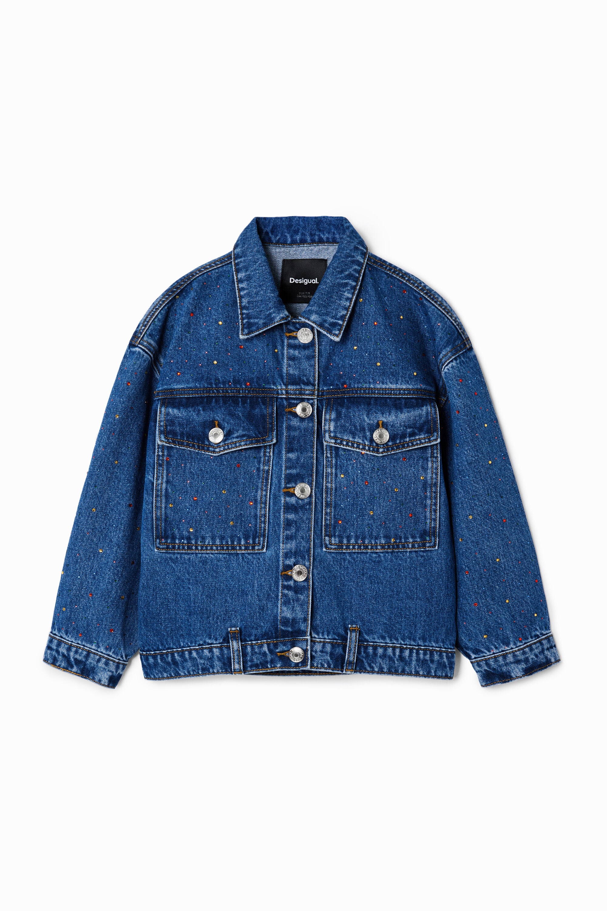 Desigual, Trucker-Jeansjacke, Blau, 11/12