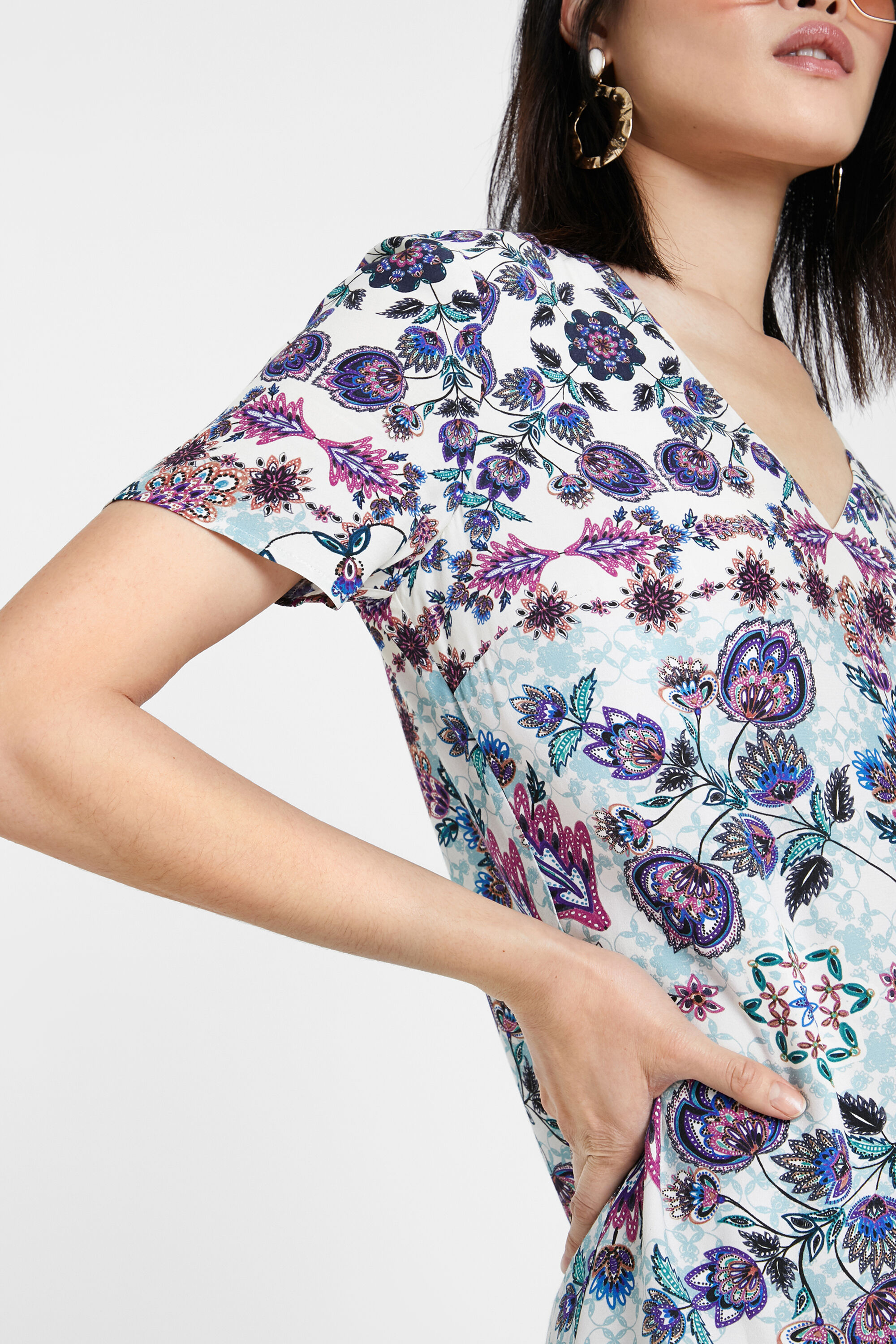 Robe fleurie desigual 2025