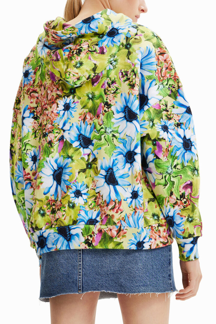 Felpa oversize fiori | Desigual
