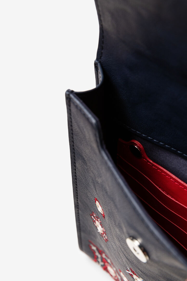 Längliches Portemonnaie mit Stickereien | Desigual