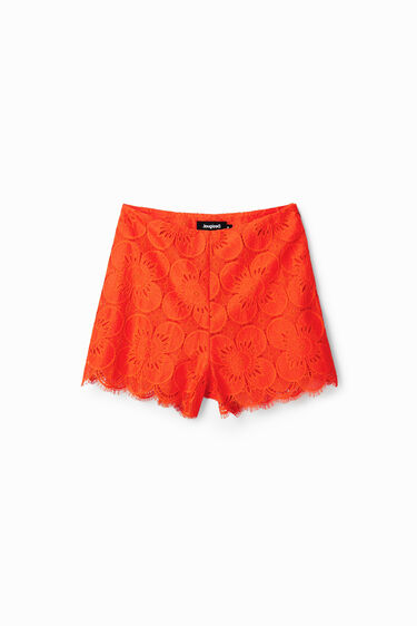 Shorts encaje retro | Desigual