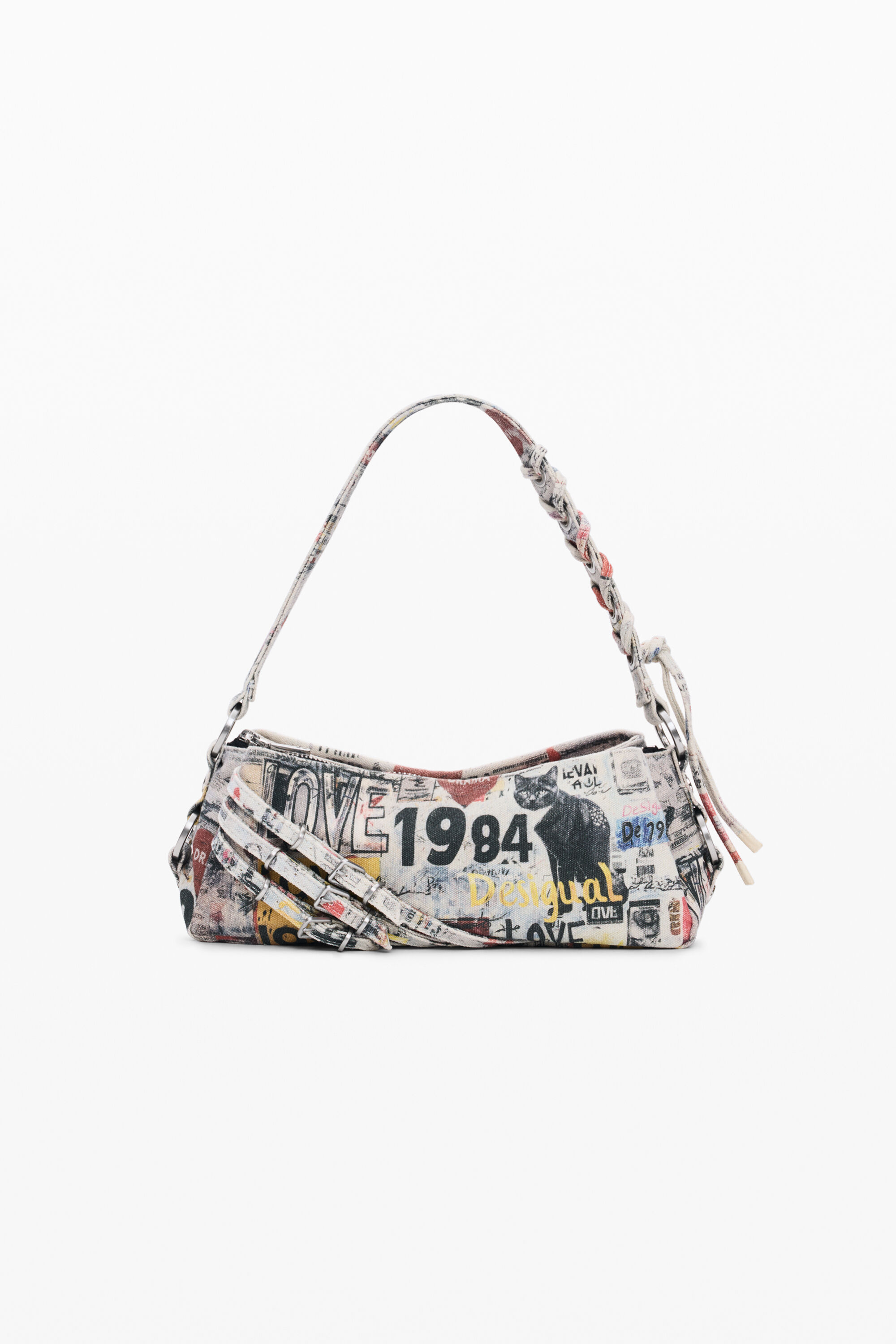 Petit sac imprimé, Coton, U