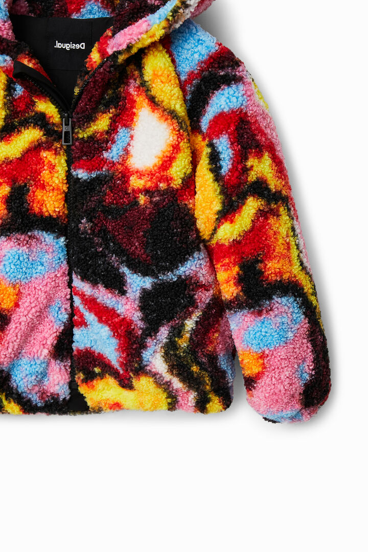 Chaqueta borreguillo print digital | Desigual