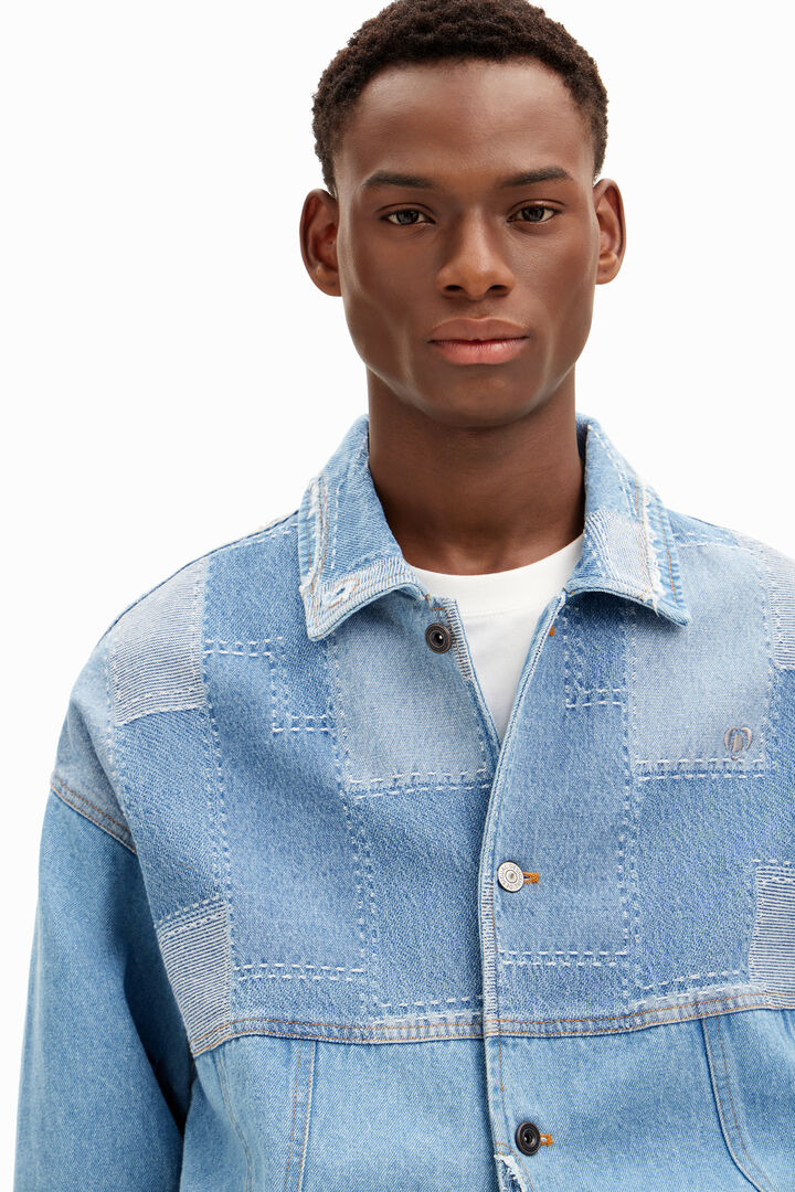 Patchwork denim jacket | Desigual