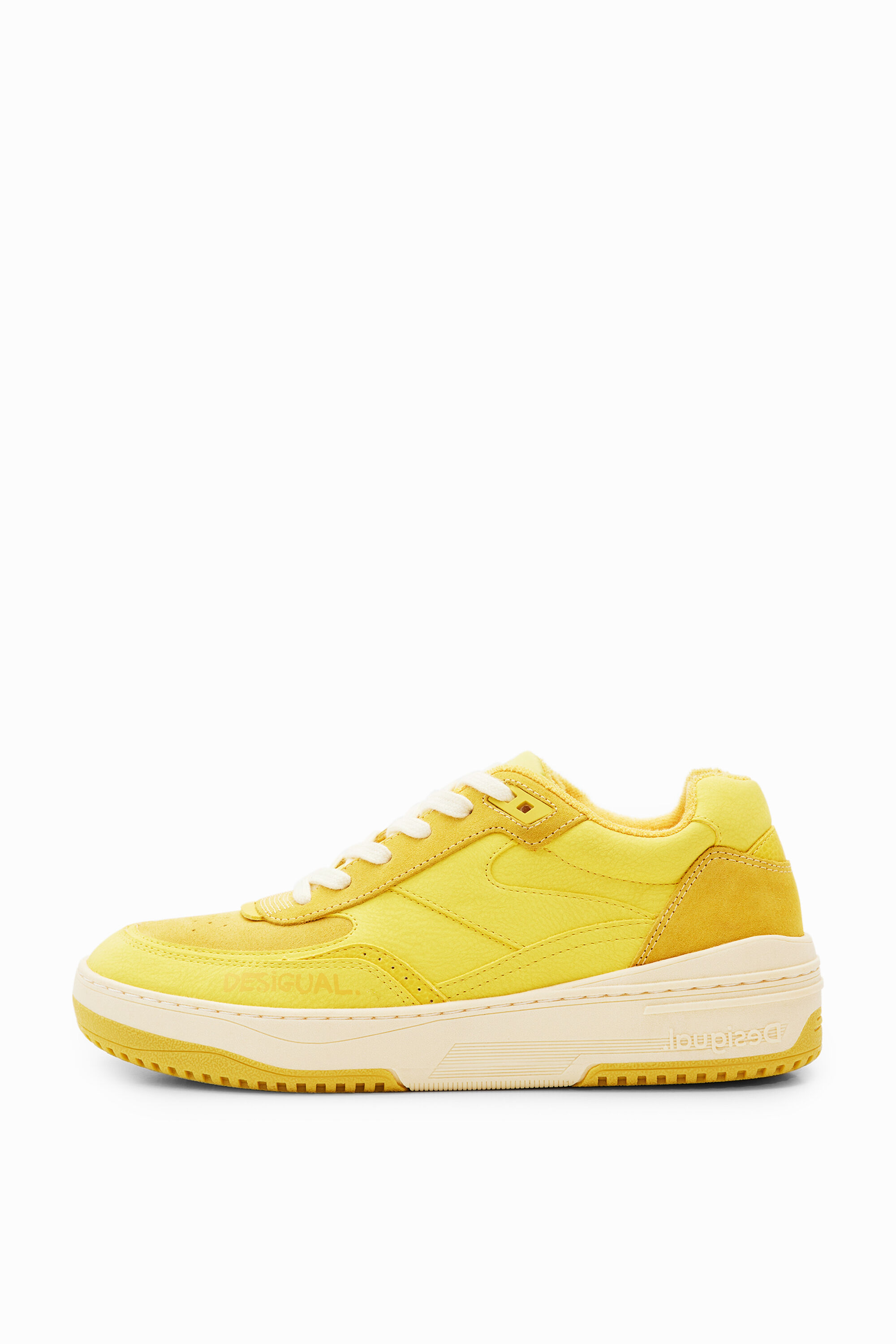 Retro chunky patchwork sneakers
