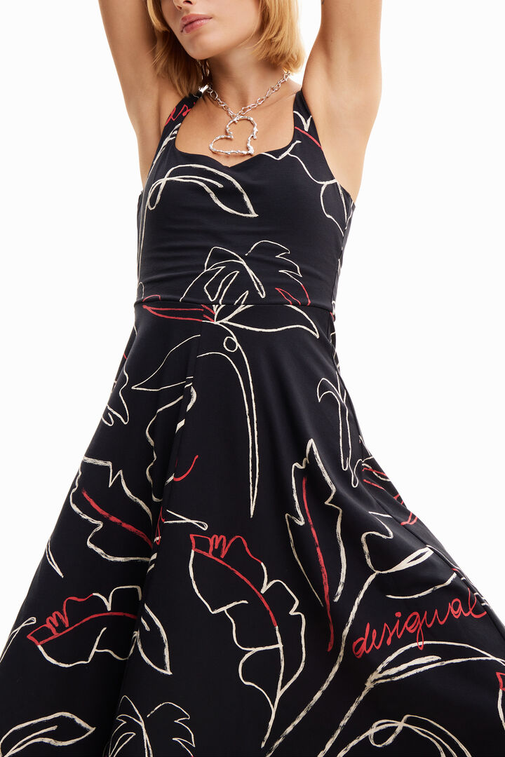 Vestit tirants punt tropical | Desigual