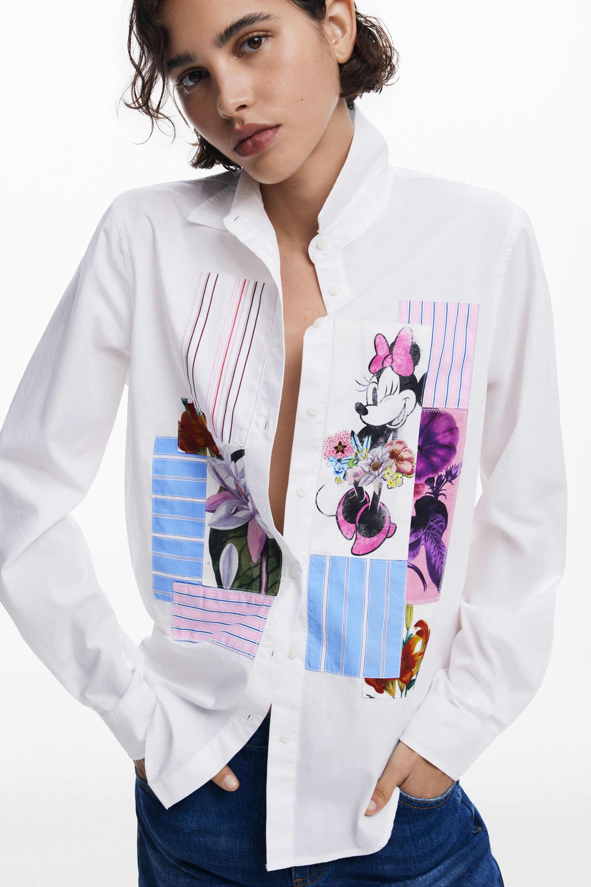 Minnie Mouse™ floral shirt Women's I Desigual.com