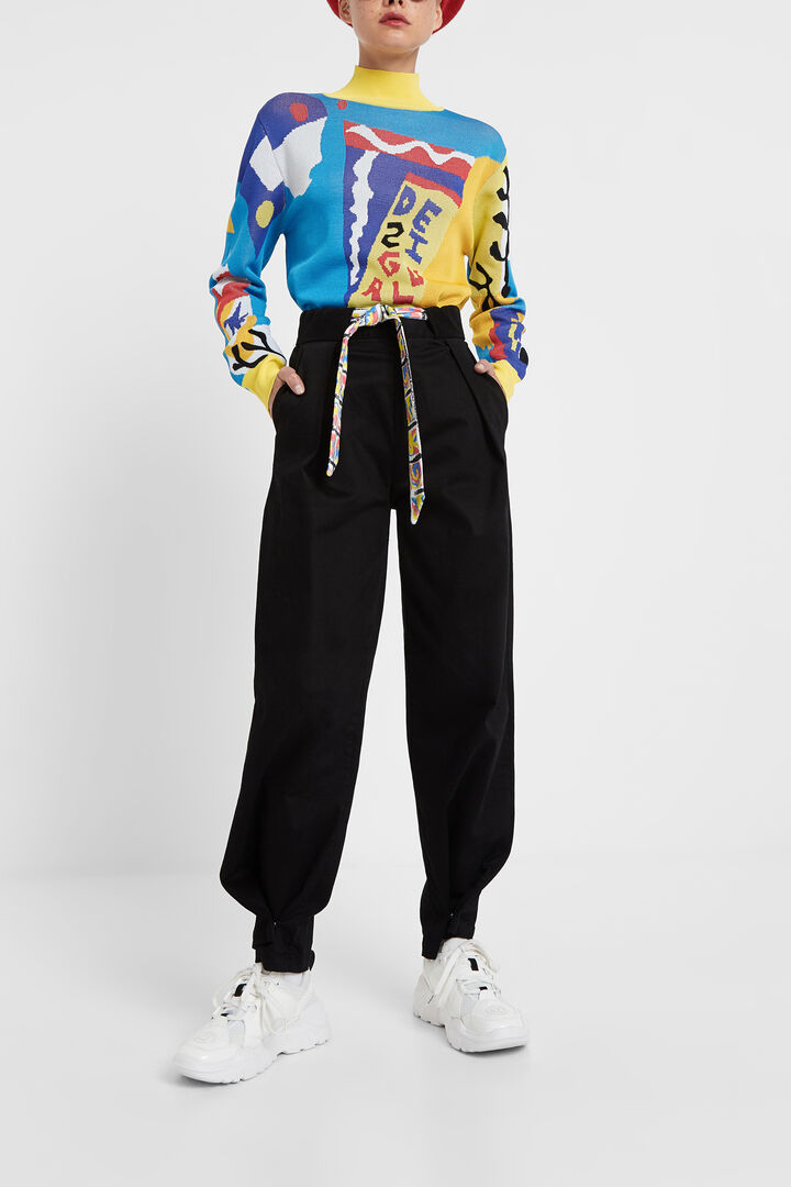 Baggy trousers belt fastener | Desigual