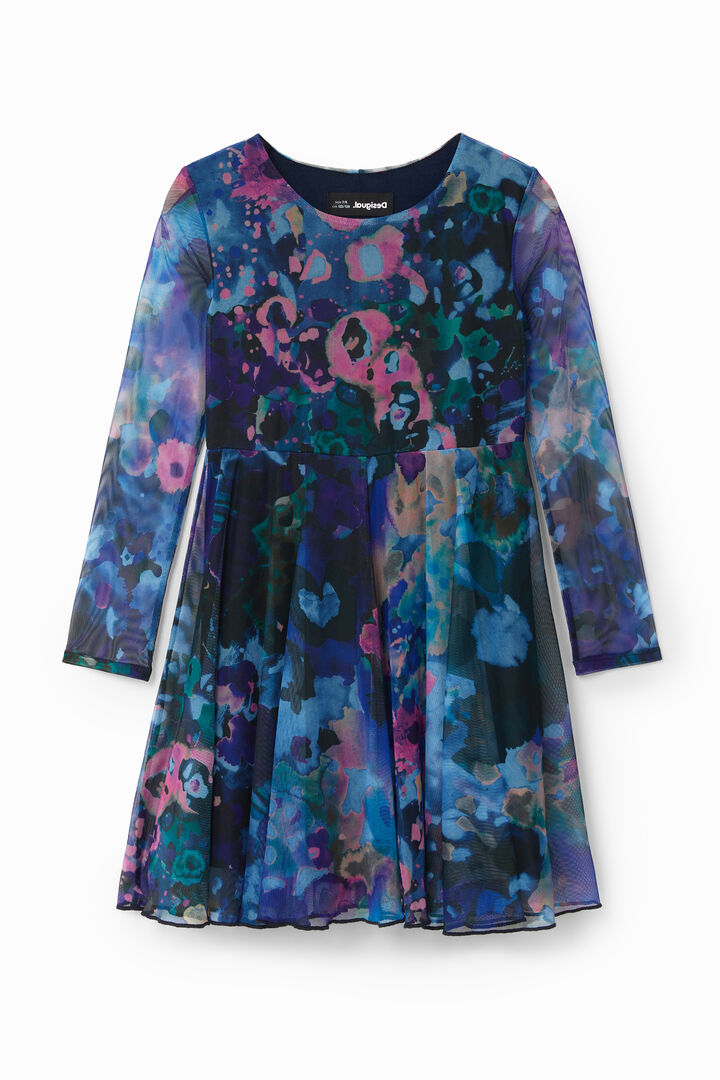 High-waist dress flowers | Desigual