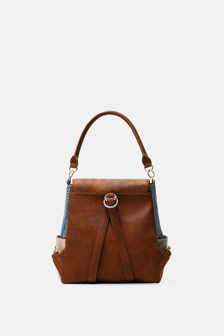 Zaino-borsa patch e denim | Desigual