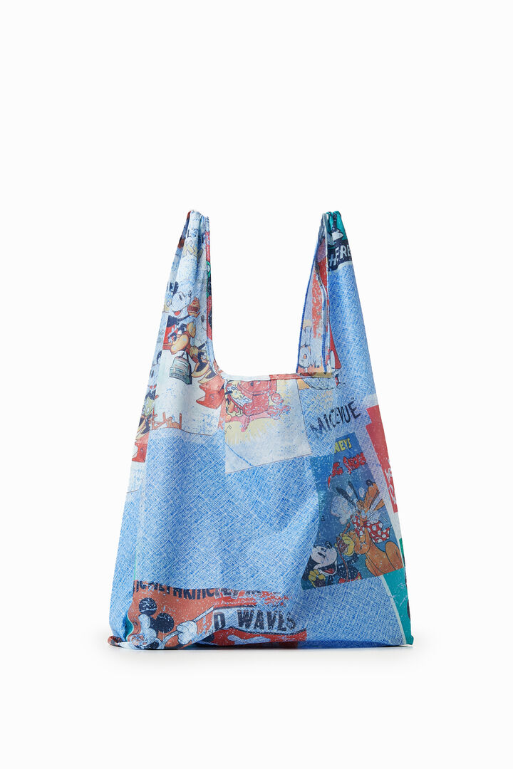 Borsa in denim con illustrazioni di fumetti | Desigual