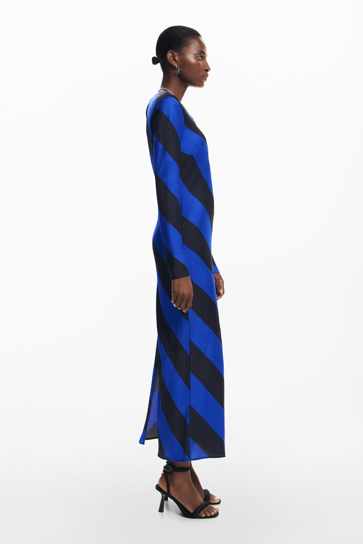 Striped midi dress | Desigual
